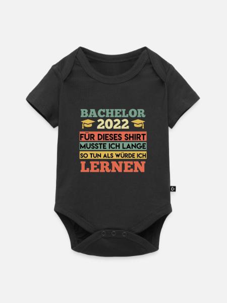 Bachelor 2022 Bachelor Abschluss - Baby Premium Kurzarmbody - Schwarz