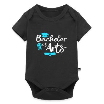 Bachelor of Arts Bachelor's Degree - Baby Premium short-sleeve bodysuit - black - Front