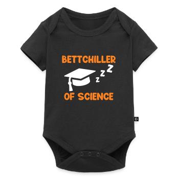 Bachelor Abschluss Bachelor of Science Bettchiller - Baby Premium Kurzarmbody - Schwarz - Vorne