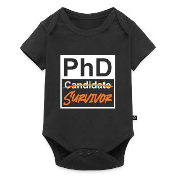 Phd Survivor Doctor 2022 PhD - Baby Premium short-sleeve bodysuit - black - Front