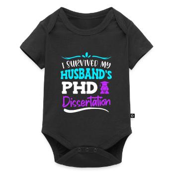 Doctorate Doctor 2022 Wife - Baby Premium short-sleeve bodysuit - black - Front