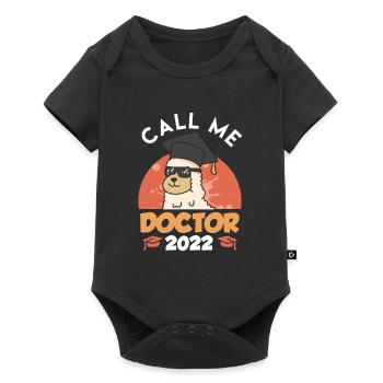 Appelez-moi Docteur 2022 PhD - Body à manches courtes Premium Bébé - noir - Devant