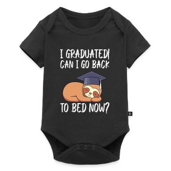 High School Graduation back to bed? Senior 2022 - Baby Premium Kurzarmbody - Schwarz - Vorne