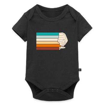 Wing Surf Wing Foil Wing Foiler - Baby Premium short-sleeve bodysuit - black - Front