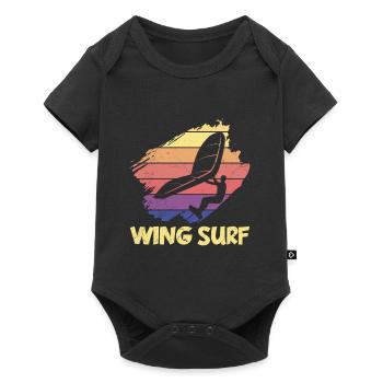 Wing Surf - Baby Premium short-sleeve bodysuit - black - Front