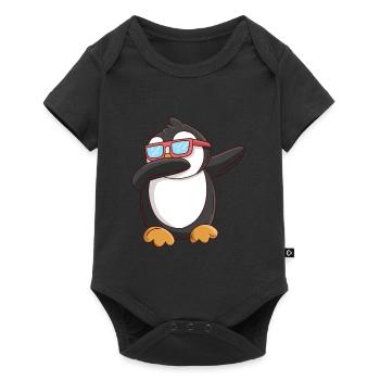 Dabbing Penguin Kids - Baby Premium short-sleeve bodysuit - black - Front