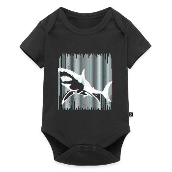 Shark Great White Shark Diver Marine Biologist - Baby Premium short-sleeve bodysuit - black - Front