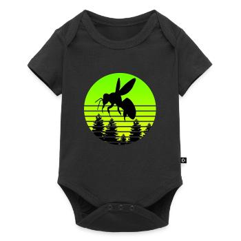 Bee Beekeeper - Baby Premium short-sleeve bodysuit - black - Front