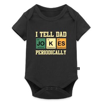 I tell Dad Jokes periodically Papa Witze - Baby Premium short-sleeve bodysuit - black - Front