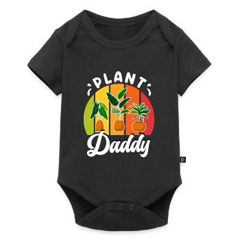 Plant Daddy Hobby Gardener Père - Body à manches courtes Premium Bébé - noir - Devant