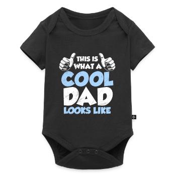 This is what a really cool dad looks like - Baby Premium short-sleeve bodysuit - black - Front