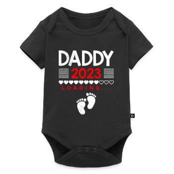 Papa 2023 chargement papa-à-être 2023 - Body à manches courtes Premium Bébé - noir - Devant