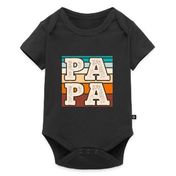 Papa - Body à manches courtes Premium Bébé - noir - Devant