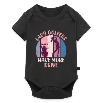 Golfer has more Drive Golf - Baby Premium short-sleeve bodysuit - black - Front