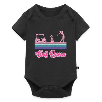 Golf Queen Golfer - Baby Premium short-sleeve bodysuit - black - Front