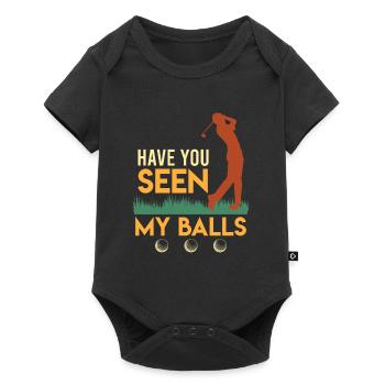 Have you seen my Balls Golfspieler Golfer - Baby Premium short-sleeve bodysuit - black - Front