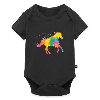 Sports équestres Art équestre Sport équestre Sport équestre - Body à manches courtes Premium Bébé - noir - Devant