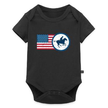 USA Équitation USA Rider Usa Rider - Body à manches courtes Premium Bébé - noir - Devant