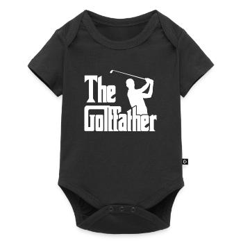 The Golffather Golfspieler Golfer - Baby Premium short-sleeve bodysuit - black - Front