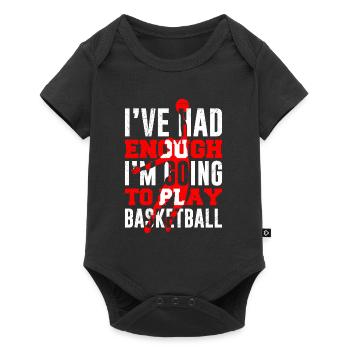 Assez pour moi je vais jouer au basket - Body à manches courtes Premium Bébé - noir - Devant