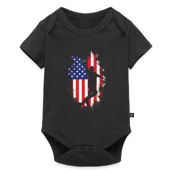 USA Basketball US Basketballer - Baby Premium short-sleeve bodysuit - black - Front