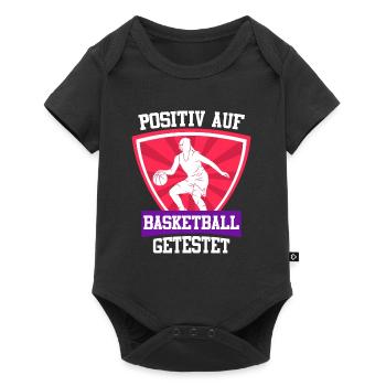 Tested Positive for Basketball Women's Basketball - Baby Premium short-sleeve bodysuit - black - Front