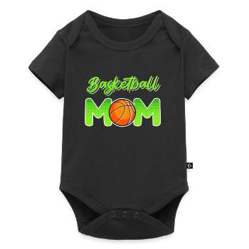 Basketball Mom Basketball Mother - Baby Premium short-sleeve bodysuit - black - Front