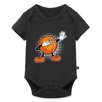 Dabbing Basketball Kids Basketball Player - Baby Premium short-sleeve bodysuit - black - Front