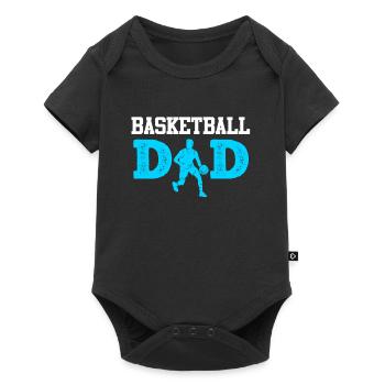 Basketball Dad Basketball Father - Baby Premium short-sleeve bodysuit - black - Front