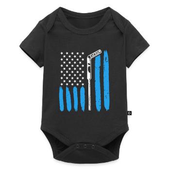Hockey sur glace USA Hockey - Body à manches courtes Premium Bébé - noir - Devant