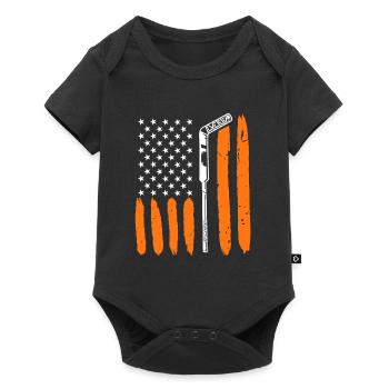 Hockey sur glace USA Hockey - Body à manches courtes Premium Bébé - noir - Devant