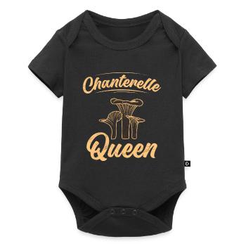 Queen Mushrooms Chanterelles Mushroom Picker - Baby Premium short-sleeve bodysuit - black - Front