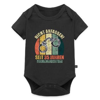 35 Jahre Dienstjubiläum 35 Dienstjahre - Baby Premium Kurzarmbody - Schwarz - Vorne