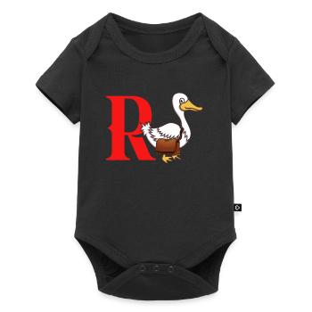 Pension Retraite R Canard - Body à manches courtes Premium Bébé - noir - Devant
