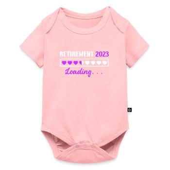 Charge pension 2023 Retirement - Baby Premium short-sleeve bodysuit - rose - Front