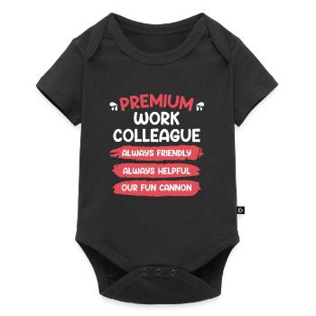 Premium collègue meilleur collègue - Body à manches courtes Premium Bébé - noir - Devant