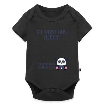 Jobwechsel Kollege Teamkollege neuer Job - Baby Premium Kurzarmbody - Schwarz - Vorne