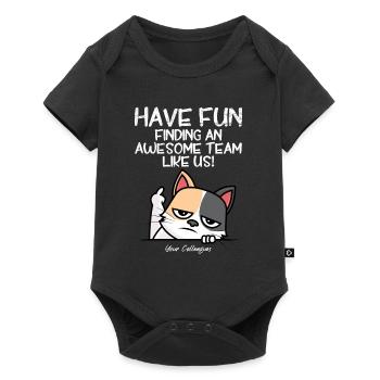 Job change colleague Farewell new job - Baby Premium short-sleeve bodysuit - black - Front