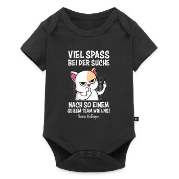 Jobwechsel Kollege Abschied neuer Job - Baby Premium Kurzarmbody - Schwarz - Vorne