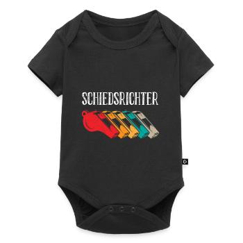 Schiedsrichter Evolution Schiri - Baby Premium Kurzarmbody - Schwarz - Vorne