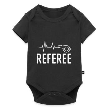 Arbitre Heartbeat Schiri Ladies - Body à manches courtes Premium Bébé - noir - Devant
