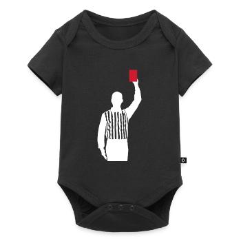 Carton rouge de l’arbitre Shiri faute - Body à manches courtes Premium Bébé - noir - Devant