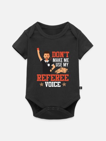 Referee - Baby Premium short-sleeve bodysuit - black