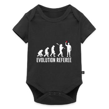 Arbitre d’évolution - Body à manches courtes Premium Bébé - noir - Devant