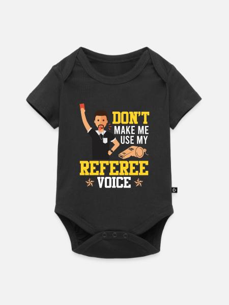 Schiedsrichter - Baby Premium Kurzarmbody - Schwarz