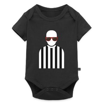 Referee Outfit - Baby Premium short-sleeve bodysuit - black - Front