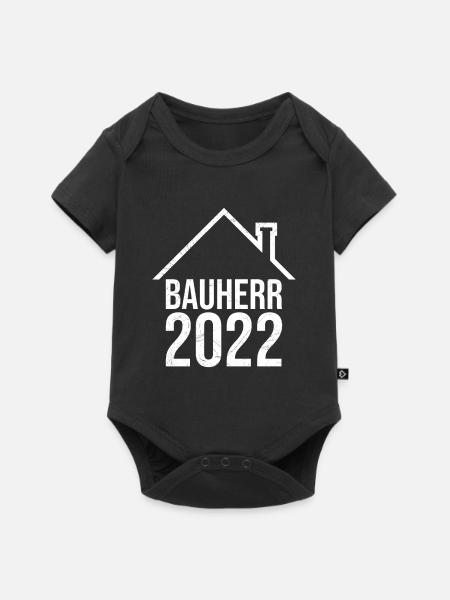 Bauherr 2022 Eigenheim - Baby Premium Kurzarmbody - Schwarz