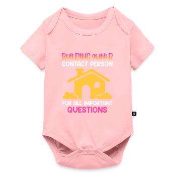 Client Owner owner of his own home - Baby Premium short-sleeve bodysuit - rose - Front