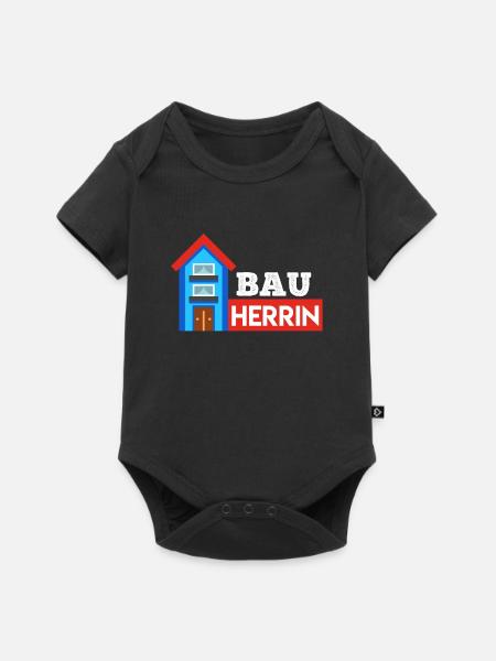 Bauherrin Eigenheim Hausbauer - Baby Premium Kurzarmbody - Schwarz