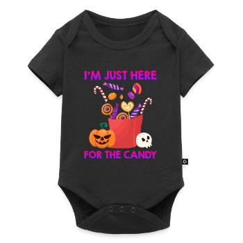 Halloween Decoration Candy Halloween - Baby Premium short-sleeve bodysuit - black - Front